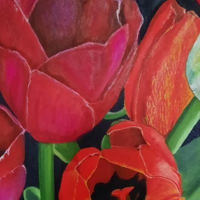 Tulpen_40x50cm HenrietteDieter