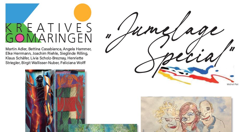 Flyer Kunstausstellung die kleinen Dinge